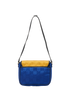 GG Colour Block Messenger, &pound;320, Handbags, Blue/Red/Yellow, Nylon, Back view